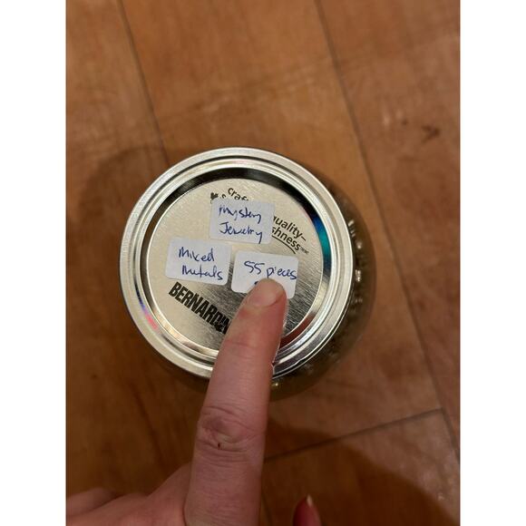 Mystery Jewelry Jar - Mixed Metals Silver Gold 55 Pieces - Picture 13 of 13